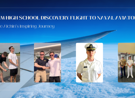 From High School Discovery Flight to Naval Aviator: Jake Alchin's Inspiring Journey